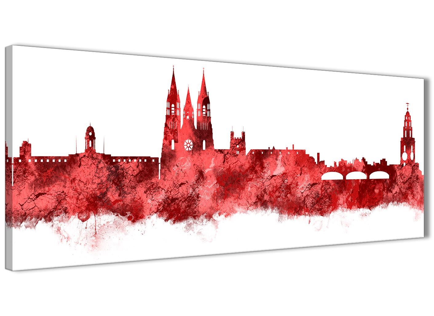 Cork Skyline Canvas Wall Art Print - 17 Colours Available - 94cm wide - Picture 73 of 86