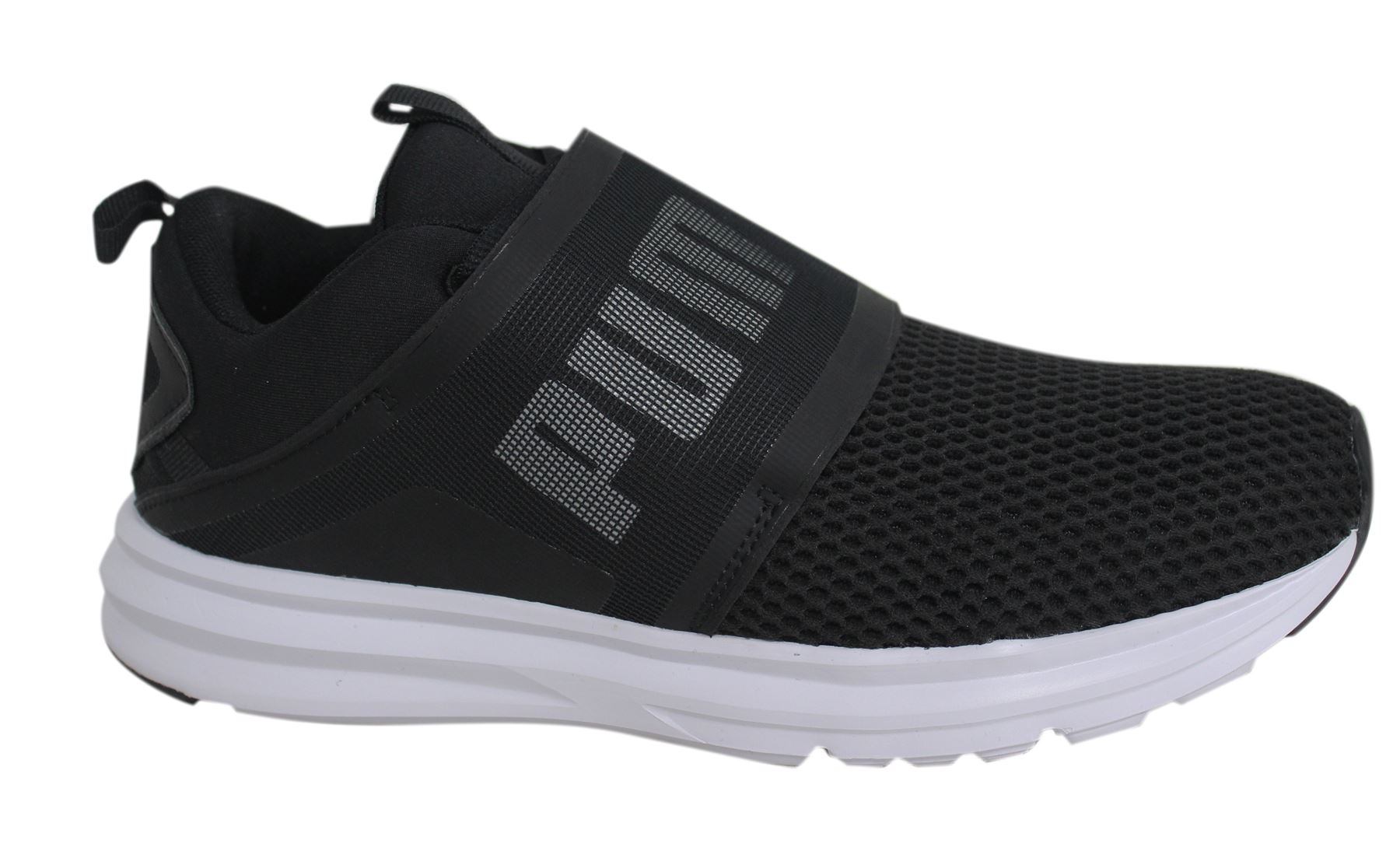 Puma ENZO con lacci cinturino up bianco nero donna tessile FORMATORI 190027 01 Puma ENZO con lacci cinturino up bianco nero donna tessile FORMATORI 190027 01