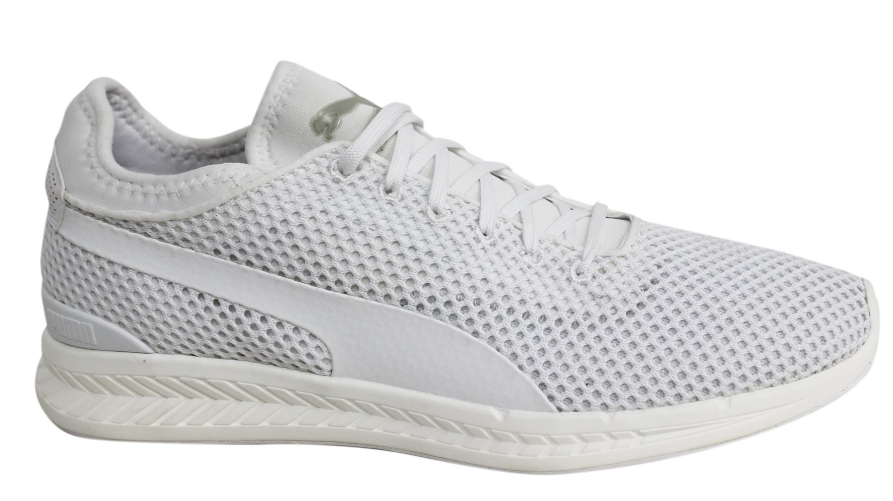 Puma Ignite calze maglia con lacci bianco tessuto Scarpe sportive uomo 361060 04 Puma Ignite calze maglia con lacci bianco tessuto Scarpe sportive uomo 361060 04