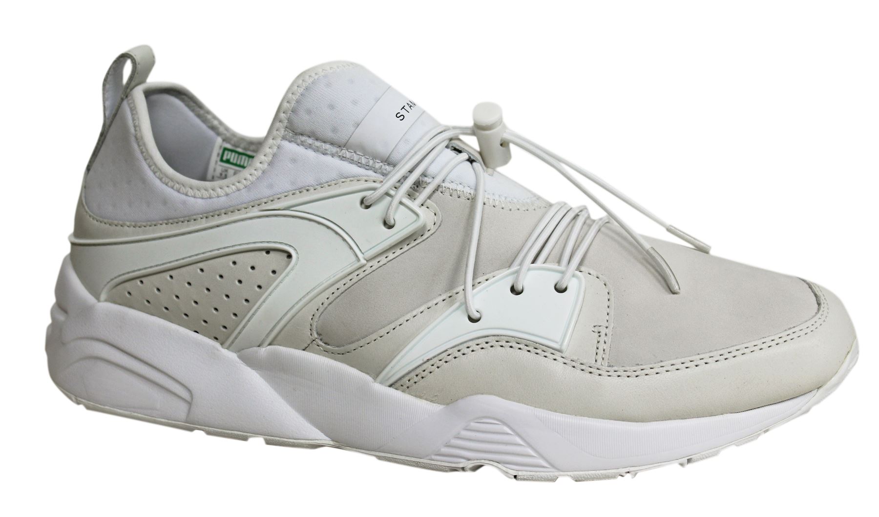 PUMA BLAZE OF GLORY X STAMPD A PASSANTE UP PELLE BIANCA Scarpe sportive uomo PUMA BLAZE OF GLORY X STAMPD A PASSANTE UP PELLE BIANCA Scarpe sportive uomo