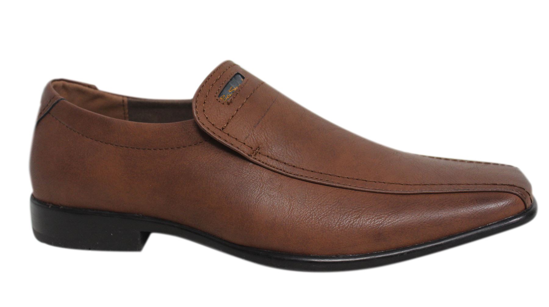 Ben Sherman Duram Slip On Dark Tan Synthetic Mens Loafers Shoes BEN3158 076 U84