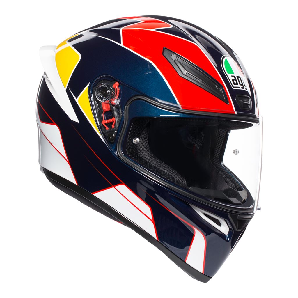 AGV K1 Warm Up Naranja Casco De Moto De Cara Completa Tamano S