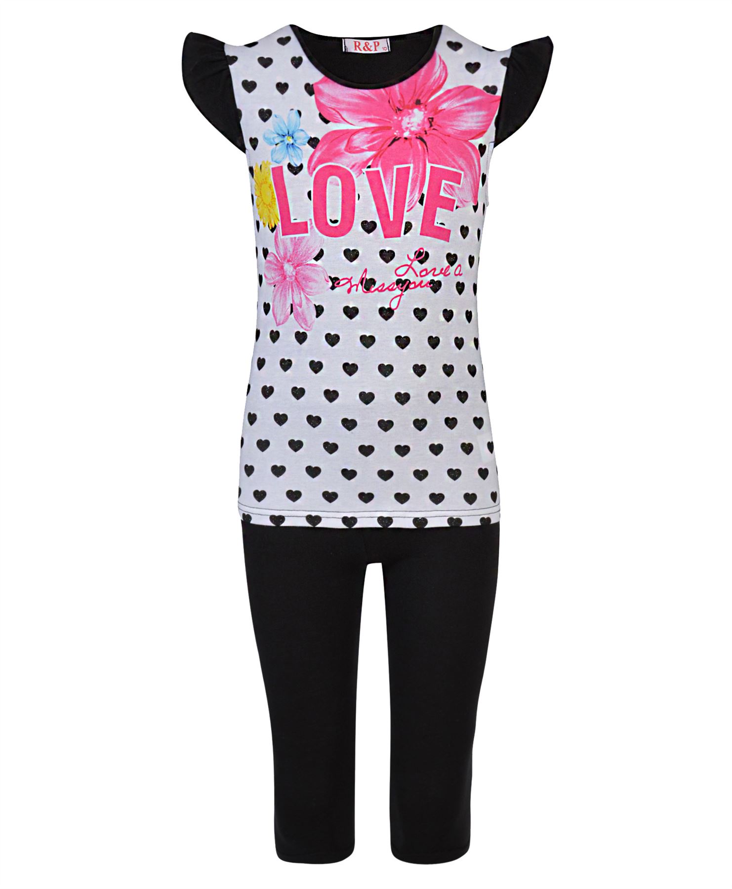 Two Piece Kid Outfits T-shirts & Leggings