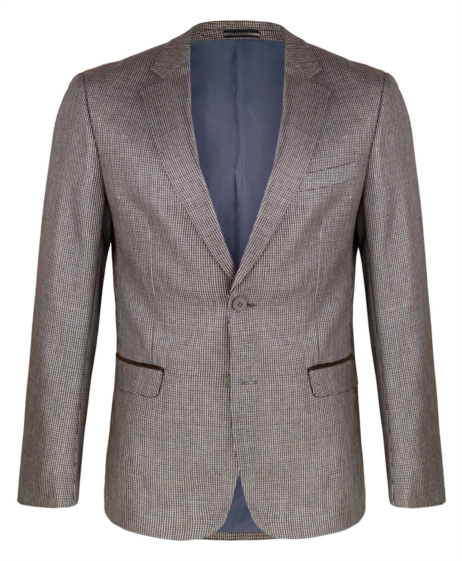 mens blazer smart suit jacket casual coat faux s