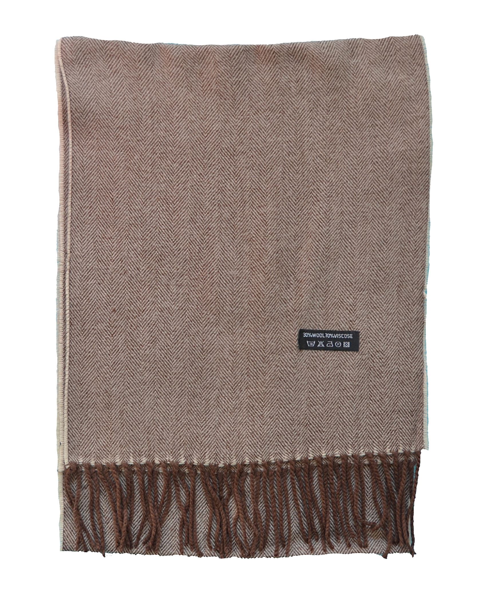 Mens Wool Blend Wrap Multi Print Scarf Fringing Long Scarves Cosy Fashion Gift