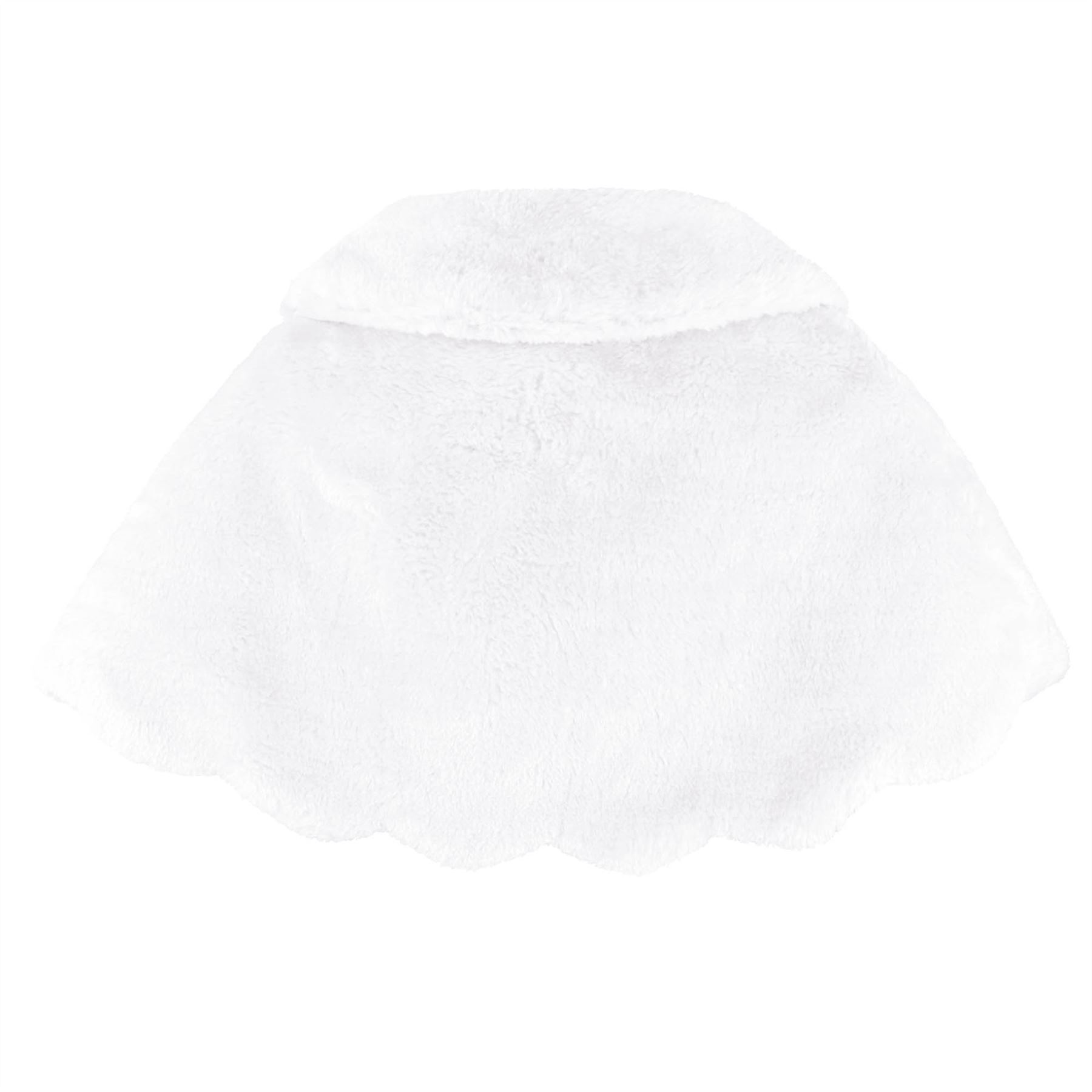 AEL Girls Faux Fur Shoulder Cape Bridesmaid Tippet Bolero Wrap Stole Shrug 0-12 Years