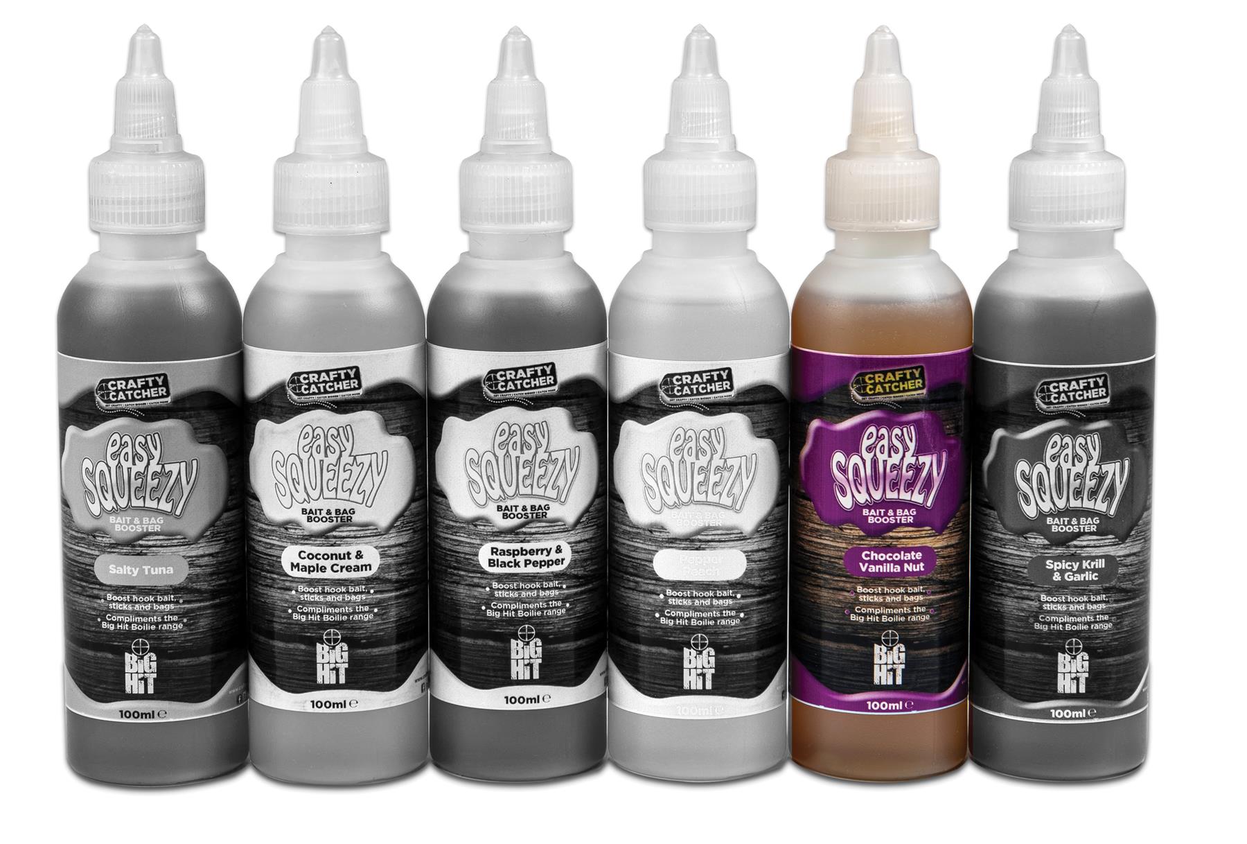 Crafty Catcher Easy Squeezy All Flavours 100ml PVA Friendly Fishing Bait  Booster