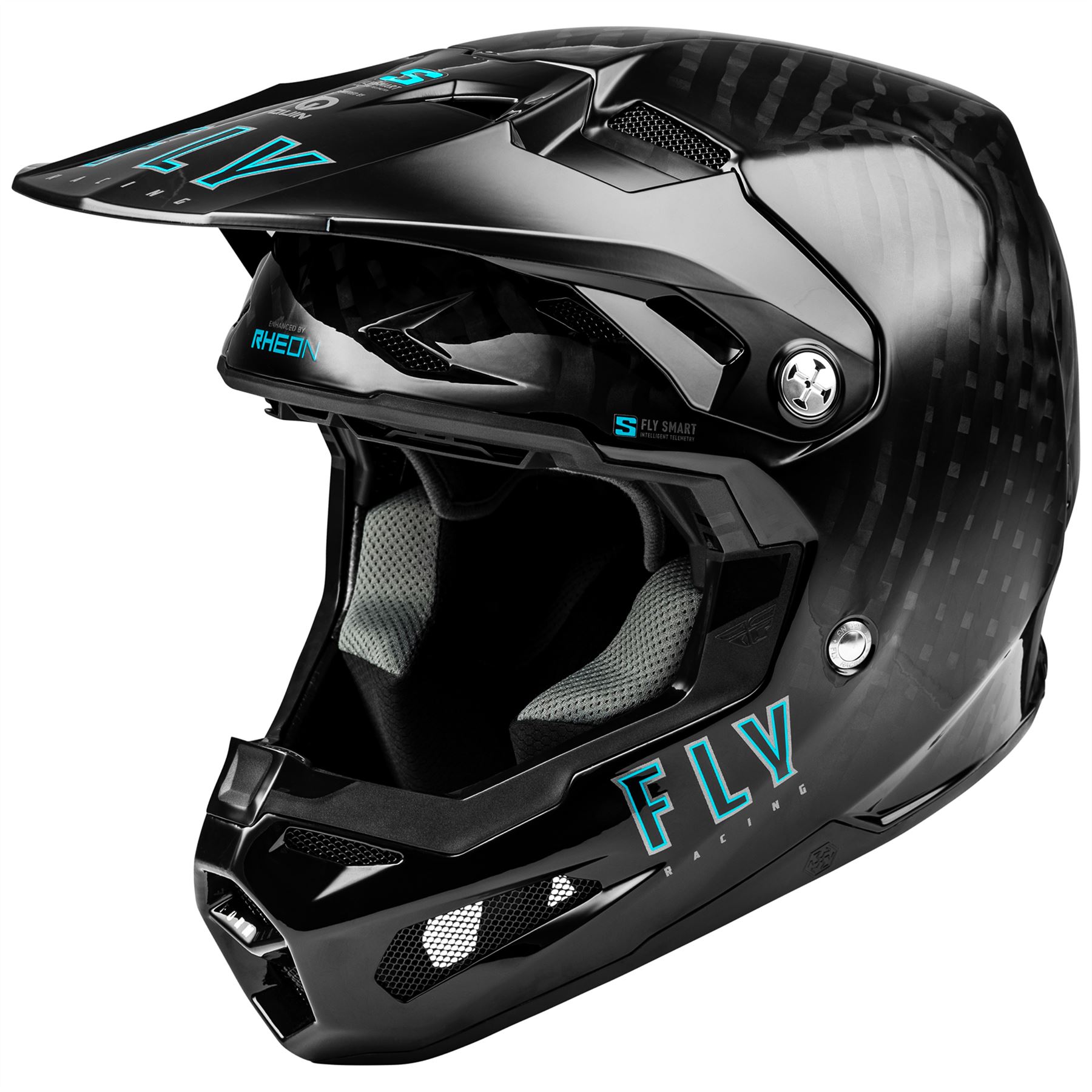 Fly Formula S Carbon MX Helmet Black Motocross Off-Road Enduro