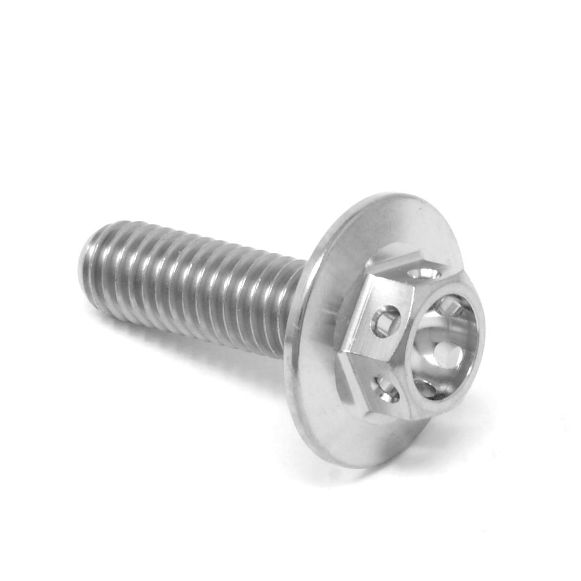 m6 x 10 12 16 20 22 28 30 35 mm titanio brida grande carrera perno hexagonal perforado - Imagen 6 de 10