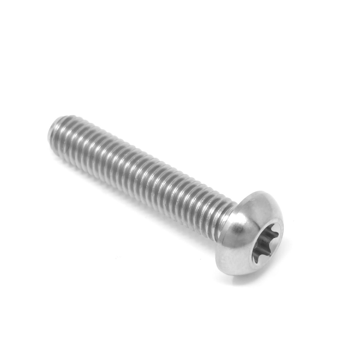M5x 10 12 15 20 25 Titanium Button Head Torx t25 Screw Bolt Ti Low Profile x 0.8 - Picture 8 of 8