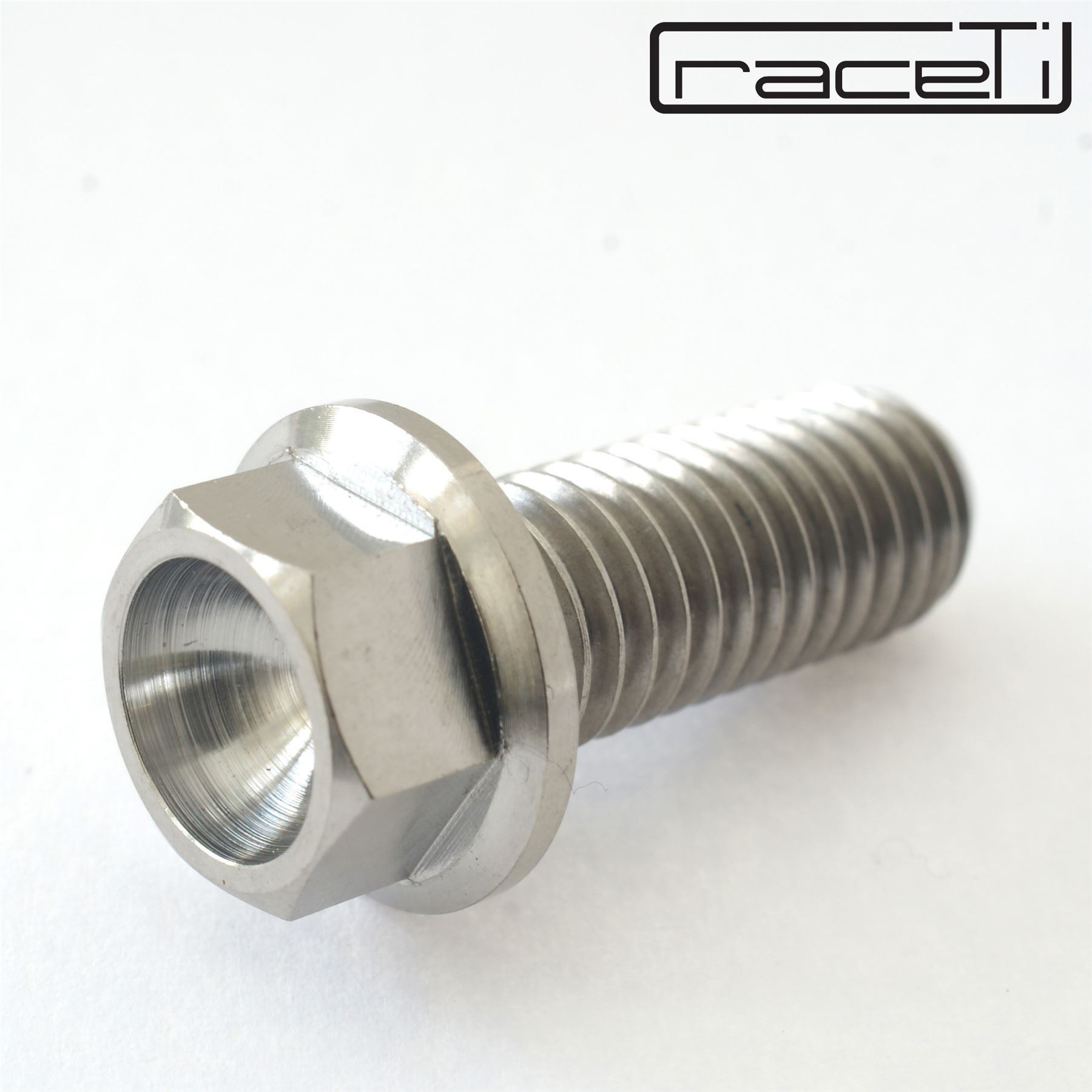 M8 Titanium Hex Head Flange Bolt Screw x1.25 tp Ti Gr5 lengths 10mm - 180mm - Picture 5 of 32