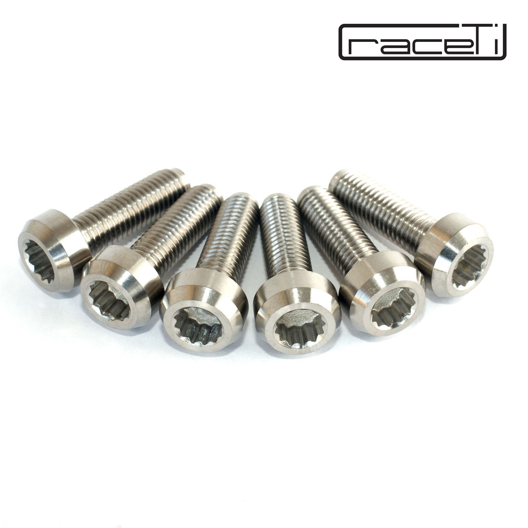 Titanium BBS RS RX Split Rim Bolt M7 24 mm CNC Head, rolled
