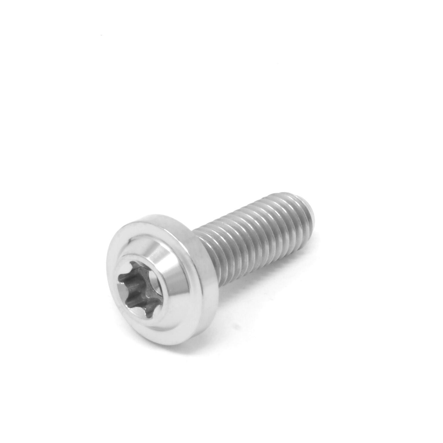 m5 x 10 Titanium Low Profile Screw Torx t25 x 0.8 Ti Washer Bolt 10-50mm Silver - Picture 5 of 13