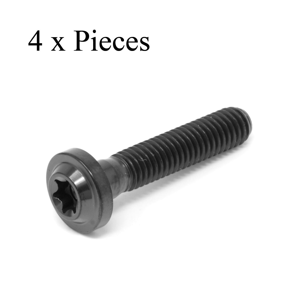 M6 x 30 Titanium Low Profile Torx Washer Head Bolt Screw x 1.0 t30 Black Packs eBay