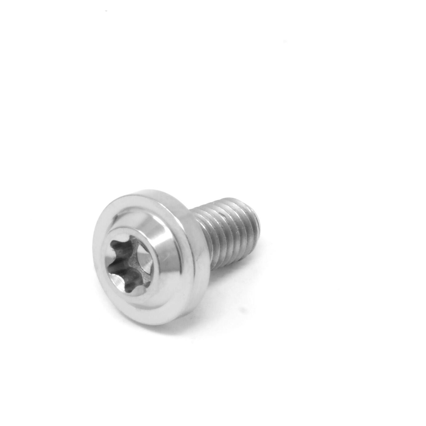 m5 x 10 Titanium Low Profile Screw Torx t25 x 0.8 Ti Washer Bolt 10-50mm Silver - Picture 3 of 13