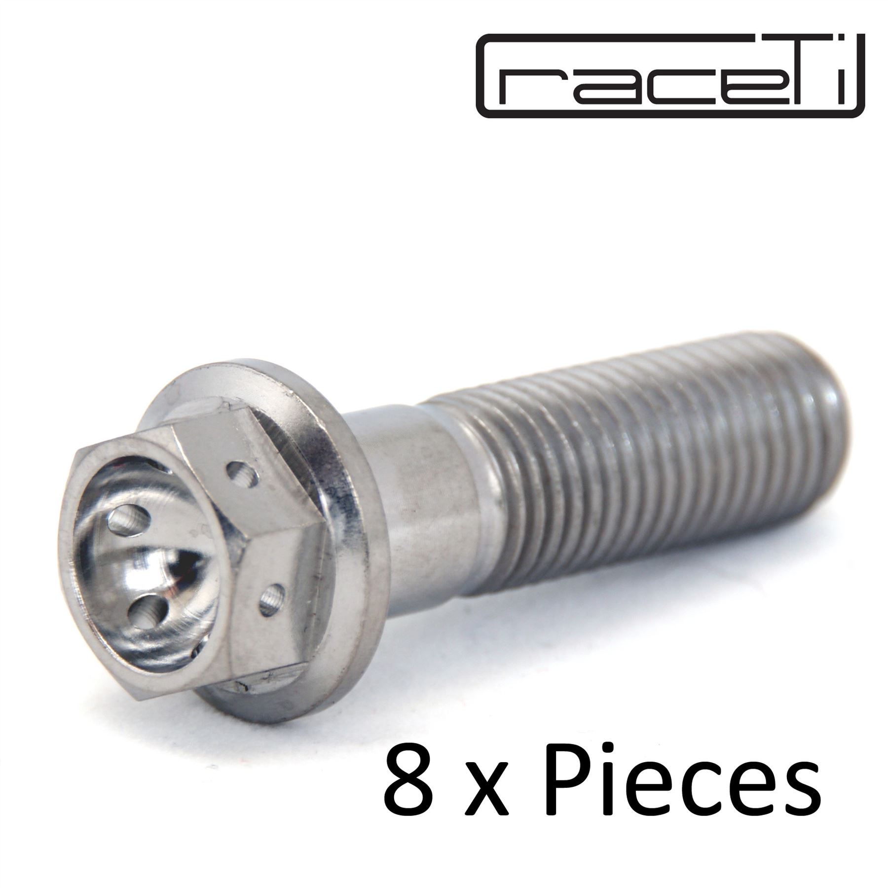m10 x 35 mm x 1,5 brida hexagonal de titanio perno perforado tornillo Ti 35 carreras cable de bloqueo PAQUETE - Imagen 9 de 10