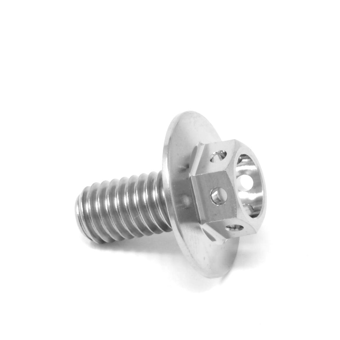 m6 x 10 12 16 20 22 28 30 35 mm titanio brida grande carrera perno hexagonal perforado - Imagen 4 de 10