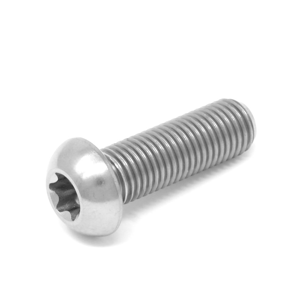 Perfil de cabeza de botón de titanio M8 Torx Ti 7380 tornillo de perno gr5 20 25 30 35 40 - Imagen 4 de 7