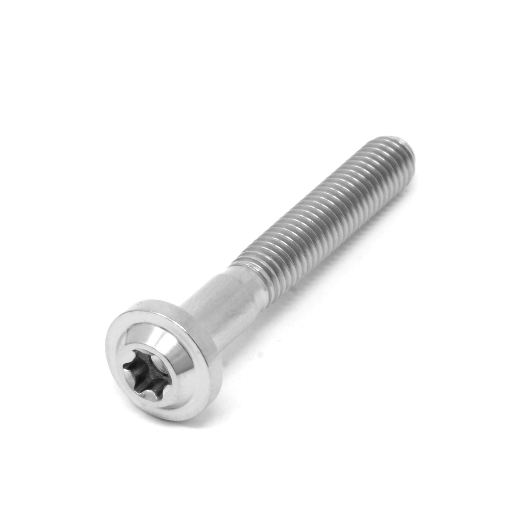 m5 x 10 Titanium Low Profile Screw Torx t25 x 0.8 Ti Washer Bolt 10-50mm Silver - Picture 9 of 13