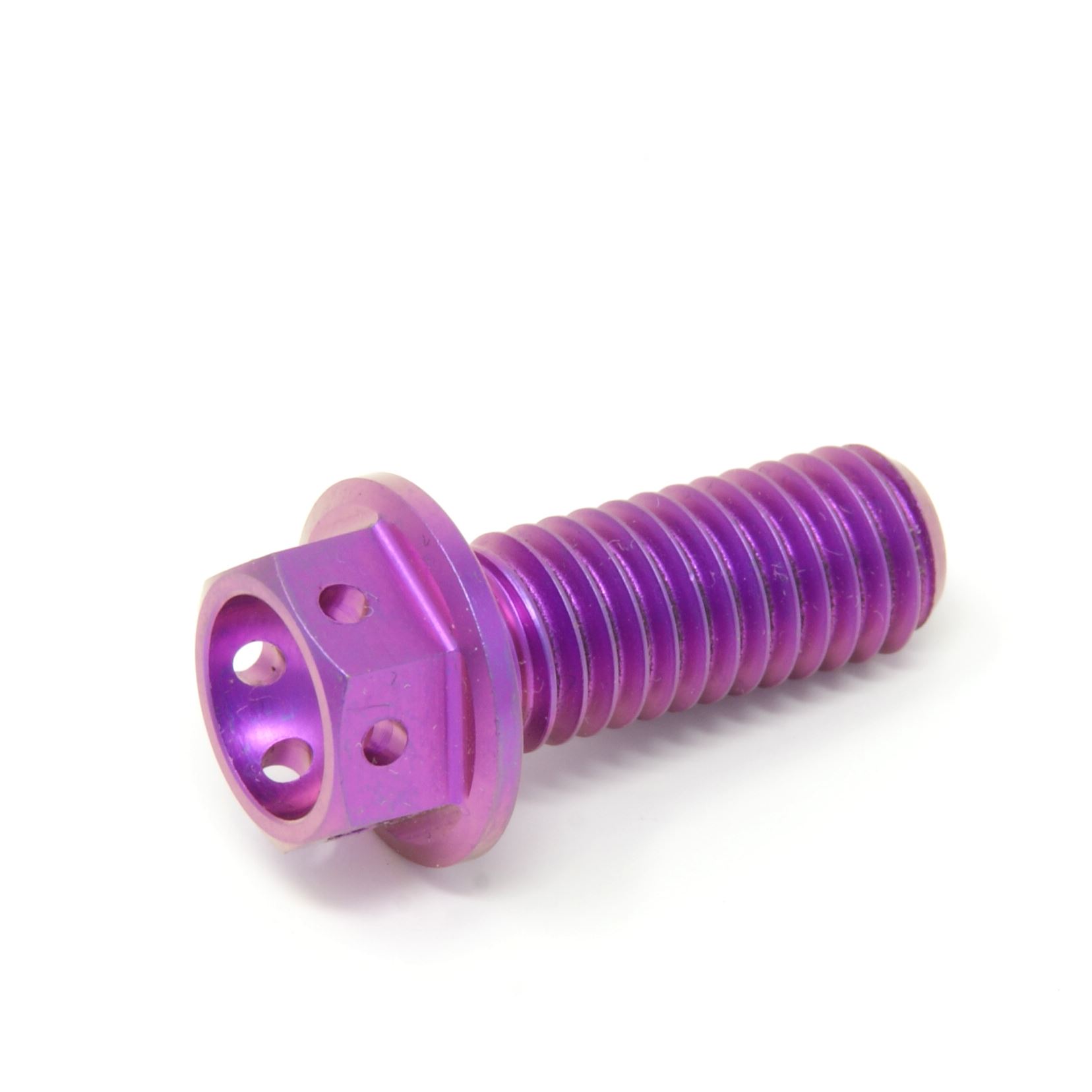 M8 Hex Flange Drilled Bolt Screw Titanium Ti Safety Lock wire 20 x 1.25