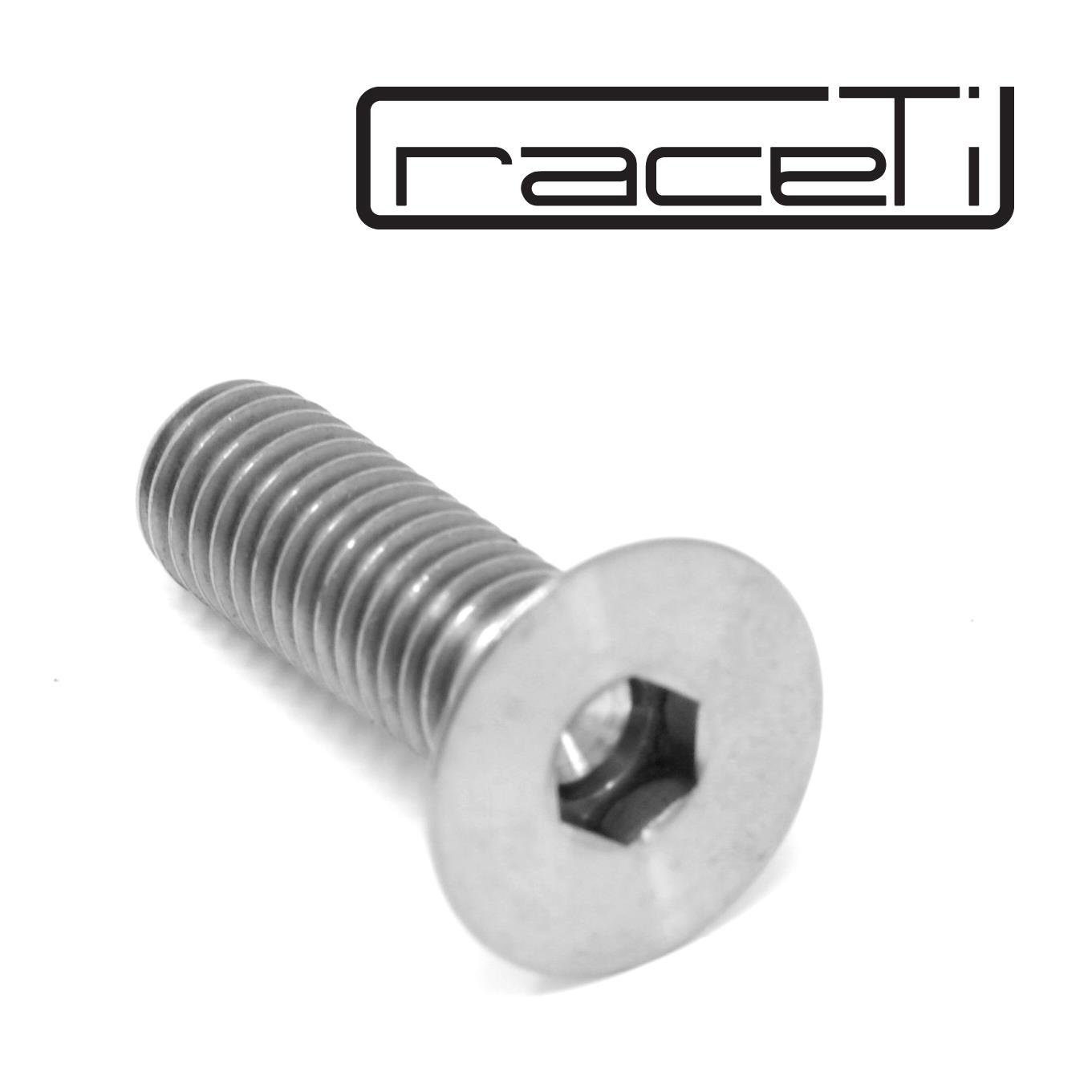 4x M10 x 25mm Titanium Fasteners Motorcycle Countersunk Screw Allen Bolts