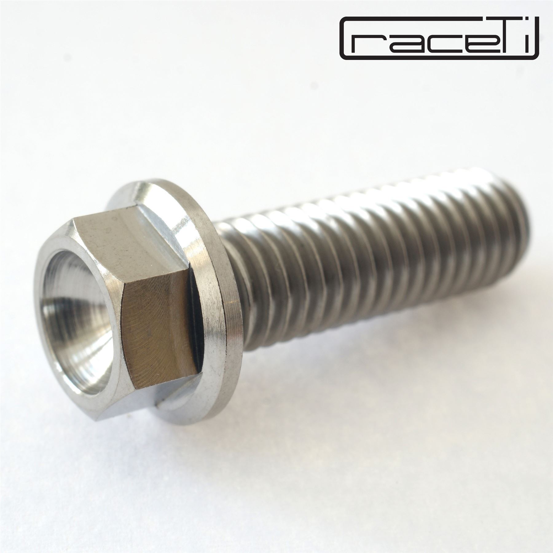M8 Titanium Hex Head Flange Bolt Screw x1.25 tp Ti Gr5 lengths 10mm - 180mm - Picture 8 of 32