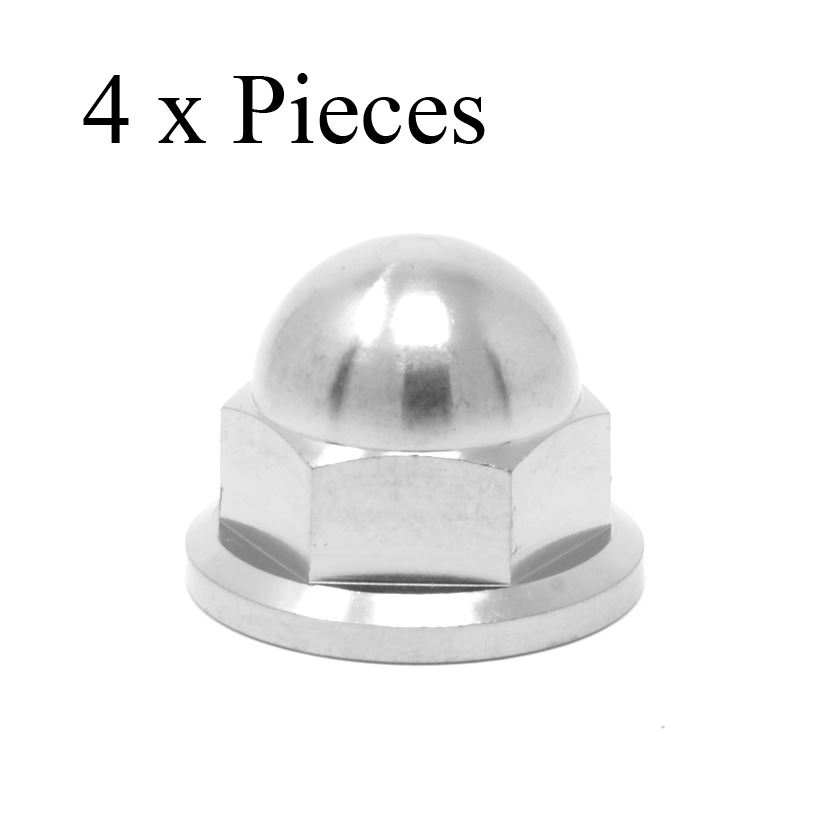 m10 x1.5 Titanium Dome Head Nut x 14mm socket gr5 Ti 6Al-4V ULTRALIGHT packs - Picture 6 of 10