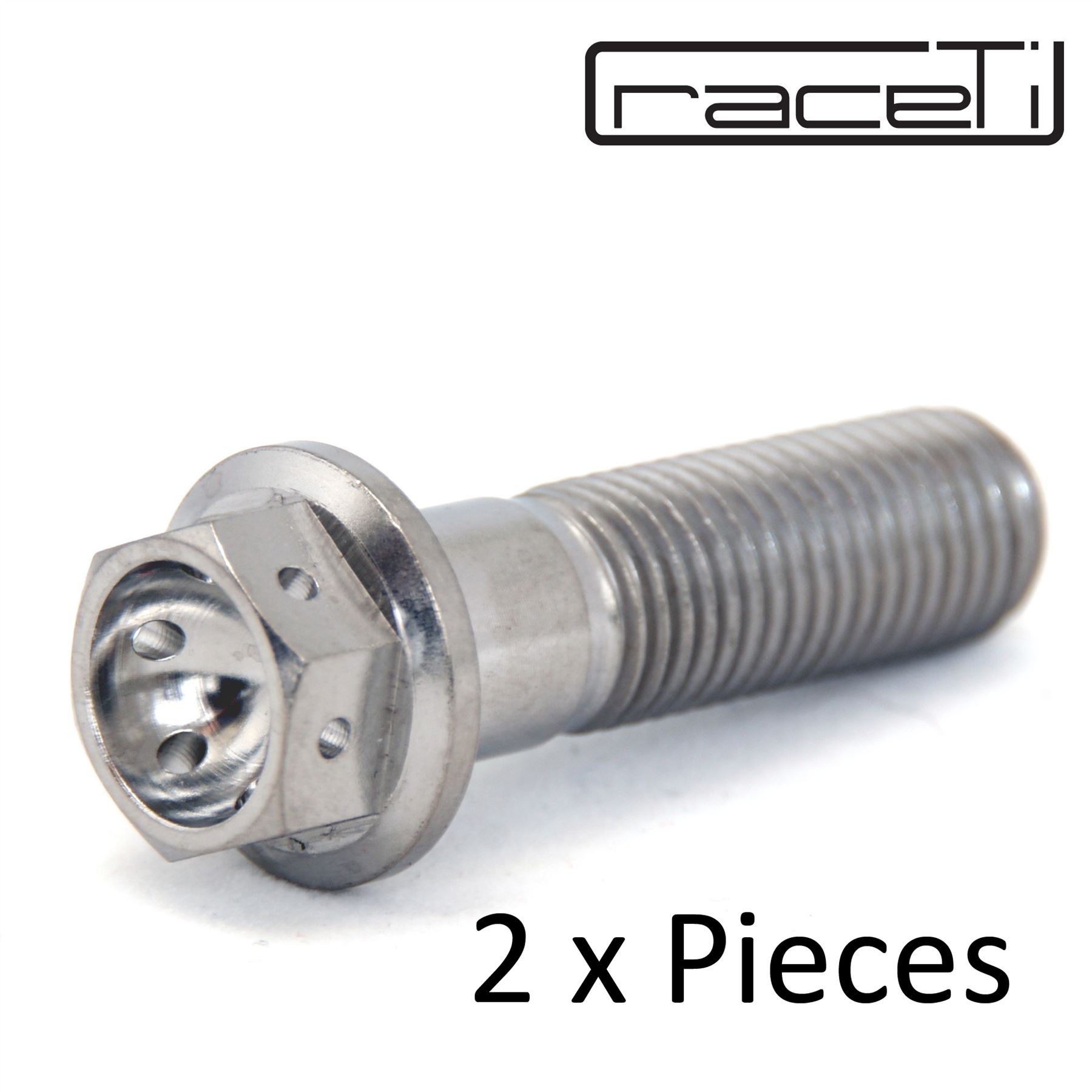 m10 x 35 mm x 1,5 brida hexagonal de titanio perno perforado tornillo Ti 35 carreras cable de bloqueo PAQUETE - Imagen 4 de 10