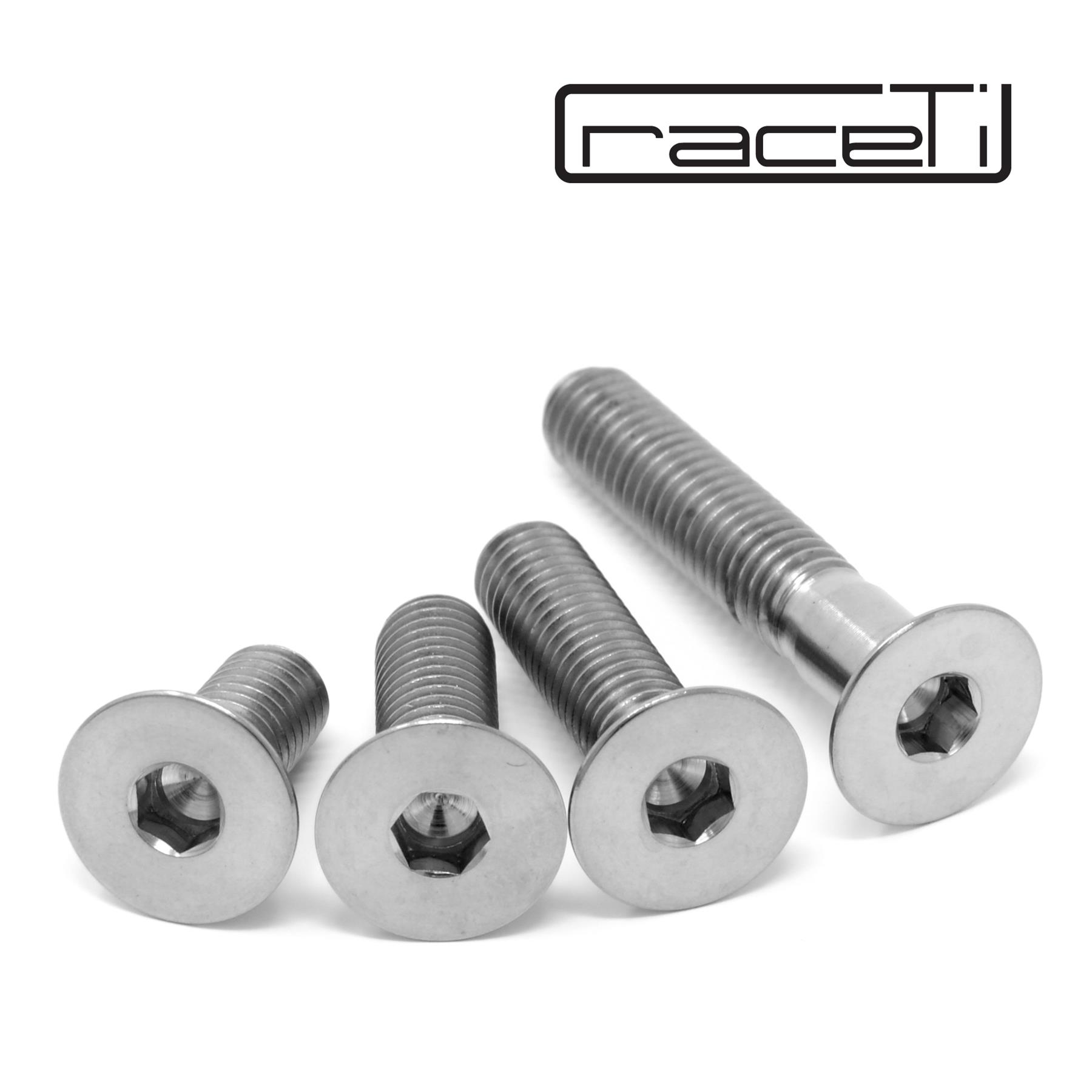 M10 Filetage Complet Titane Tête Hexagonale Bride Boulons Vis 20 25 30 35