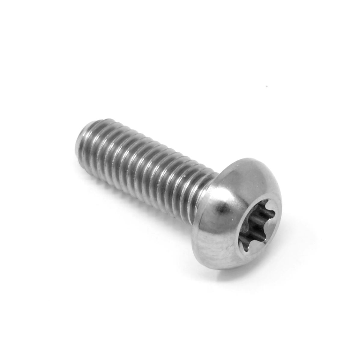 M5x 10 12 15 20 25 Titanium Button Head Torx t25 Screw Bolt Ti Low Profile x 0.8 - Picture 6 of 8