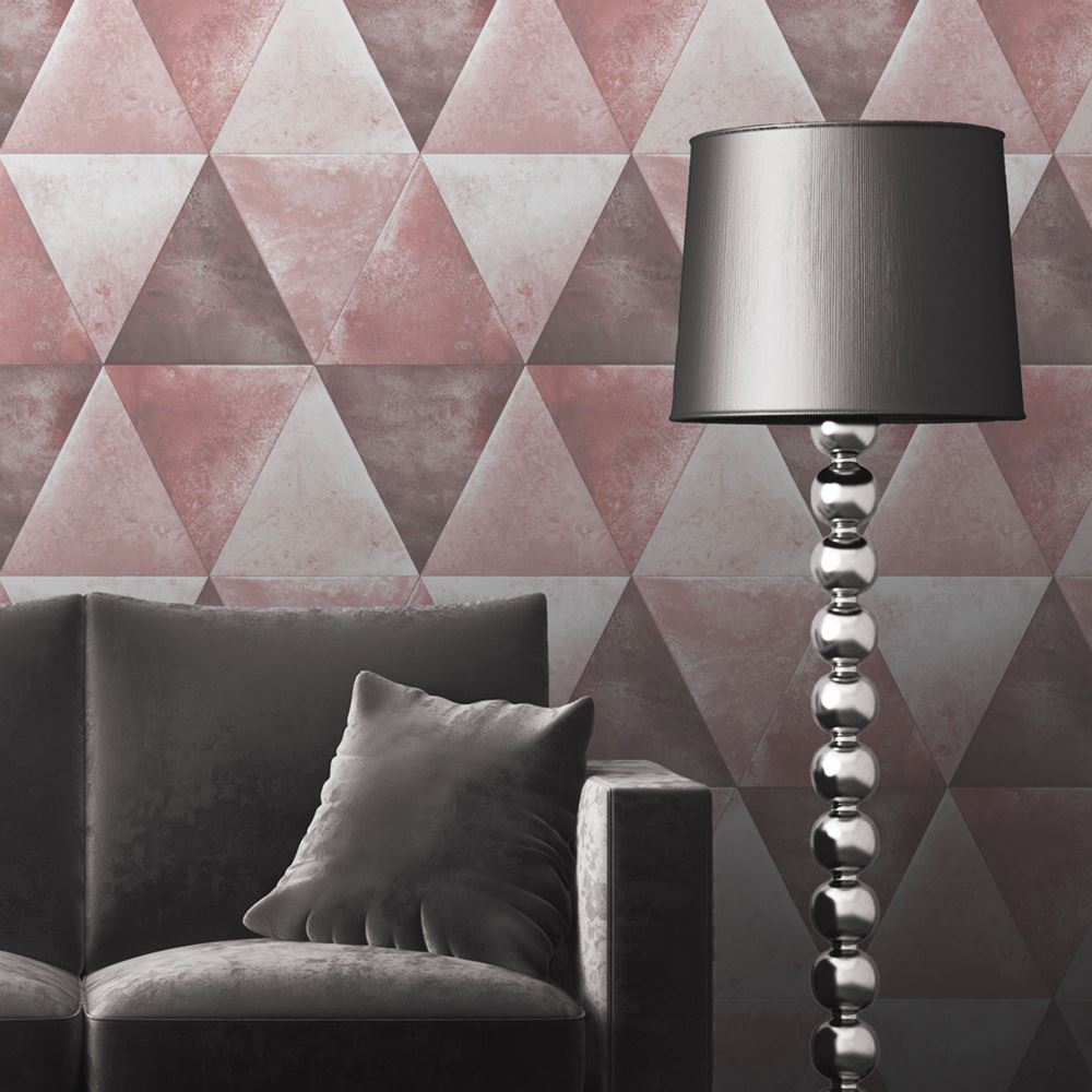 GEOMETRIC WALLPAPER HOME DECOR VARIOUS DESIGNS & COLOURS AVAILABLE eBay
