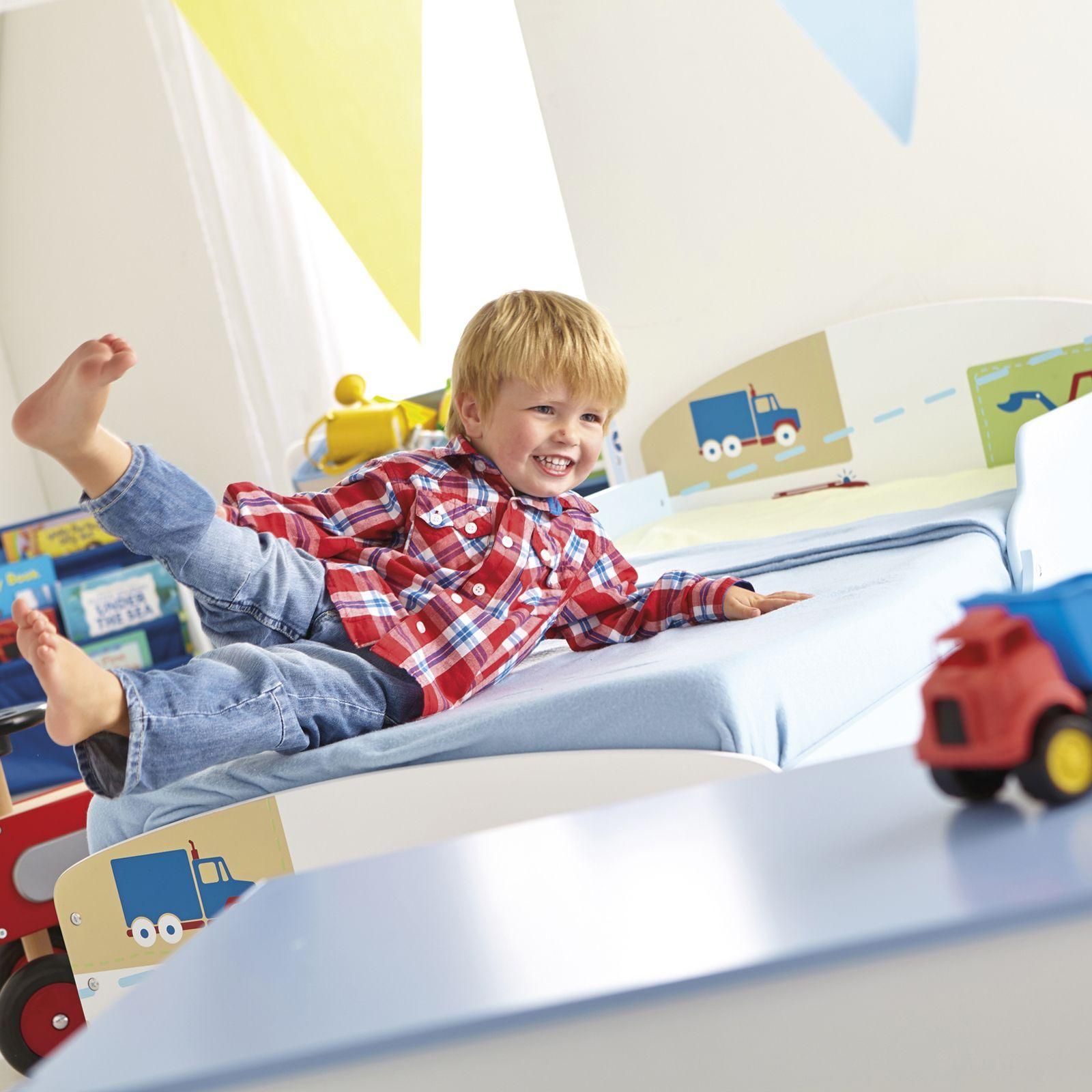 CHARACTER + DISNEY JUNIOR TODDLER BEDS WITH STORAGE + SHELF + MATTRESS