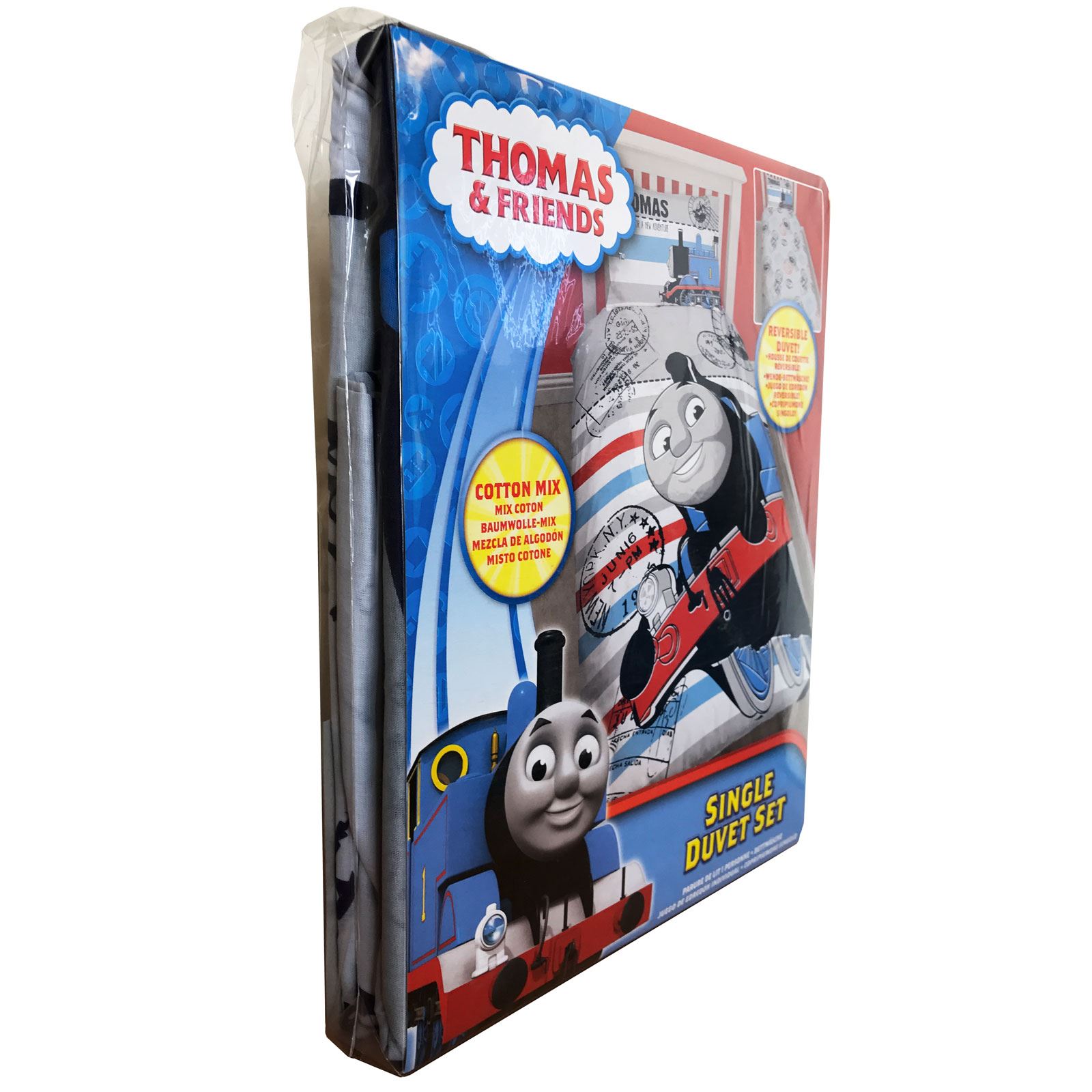 THOMAS THE TANK ENGINE BEDDING SINGLE, DOUBLE AND TODDLER SIZE DUVET