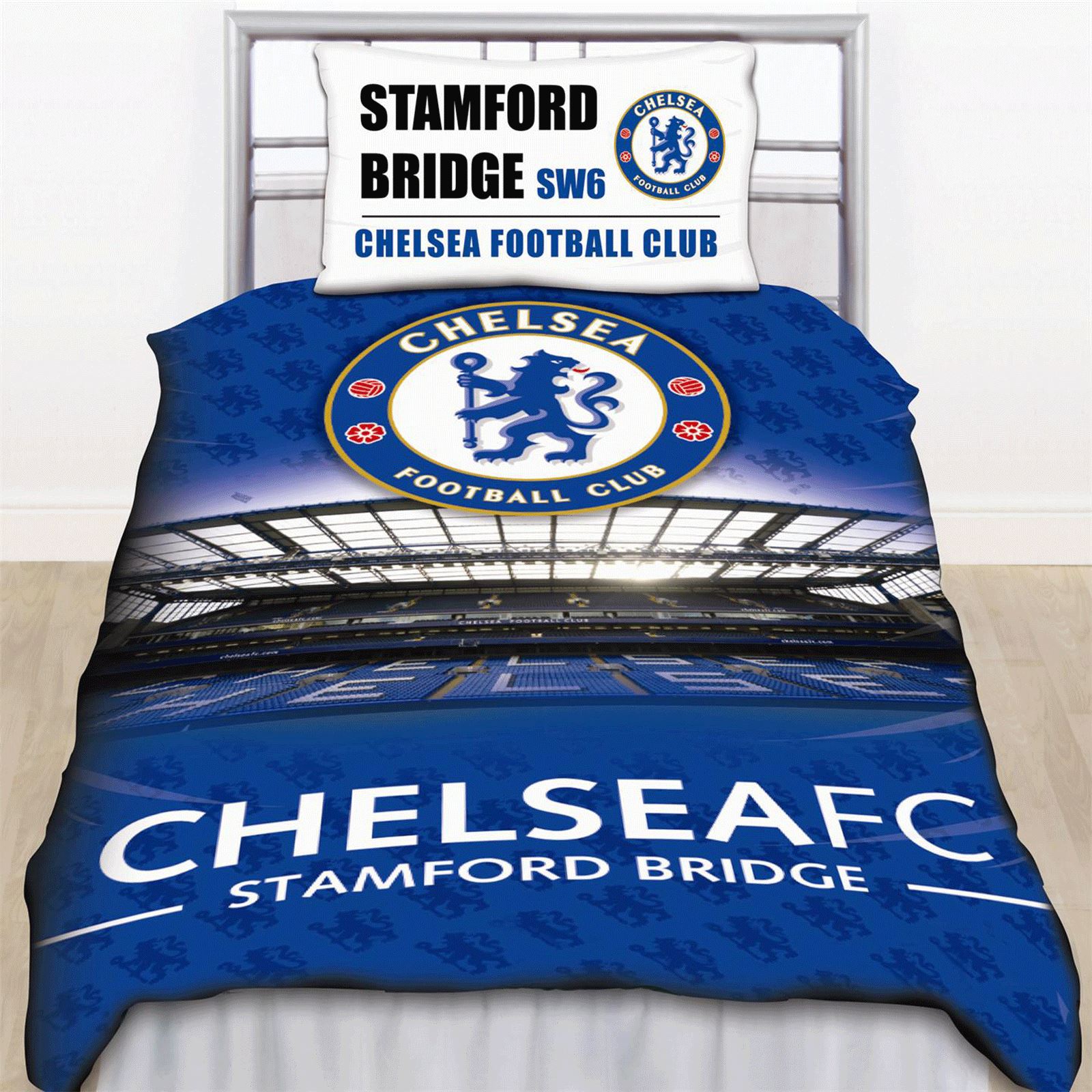 OFFICIAL FOOTBALL CLUB DUVET COVER SETS CHELSEA MANCHESTER BARCELONA
