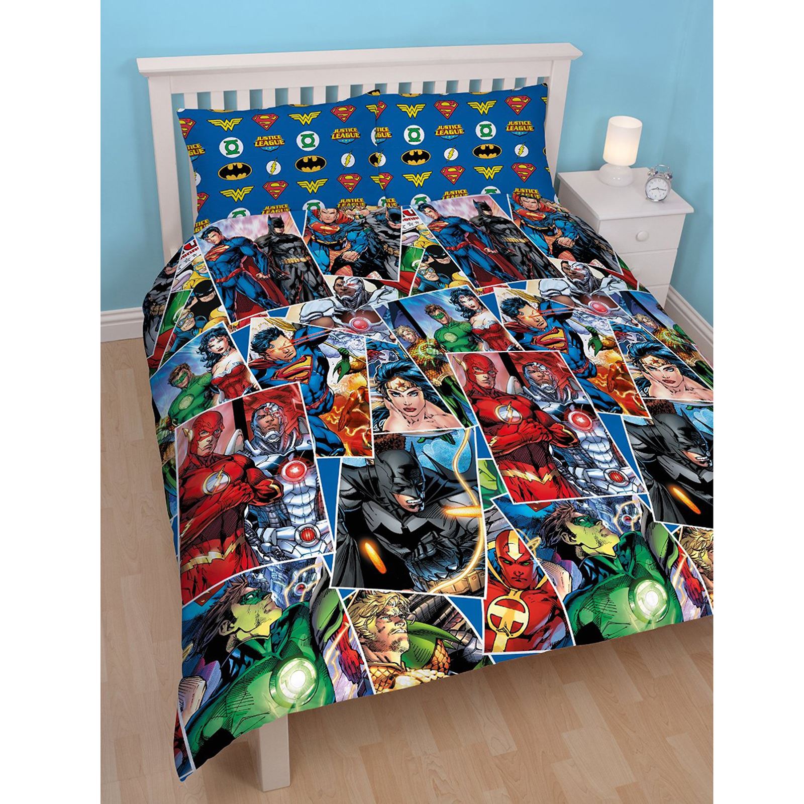 MARVEL AVENGERS COMICS SPIDERMAN DUVET COVER SET BEDDING SINGLE