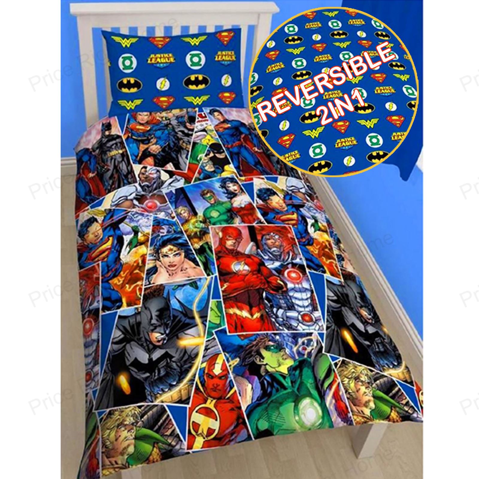 MARVEL AVENGERS COMICS SPIDERMAN DUVET COVER SET BEDDING SINGLE