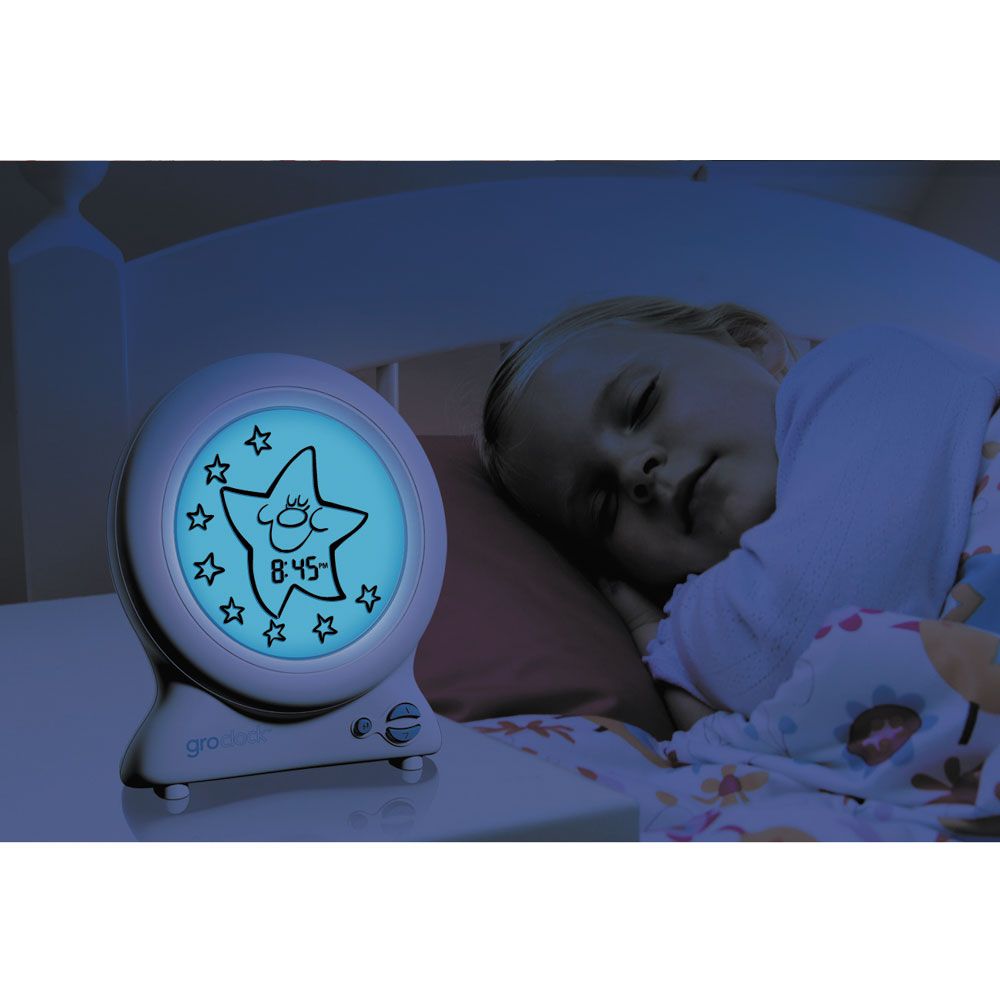 GRO CLOCK GRO COMPANY KIDS SLEEP TRAINER & ALARM CLOCK WITH GLOWING
