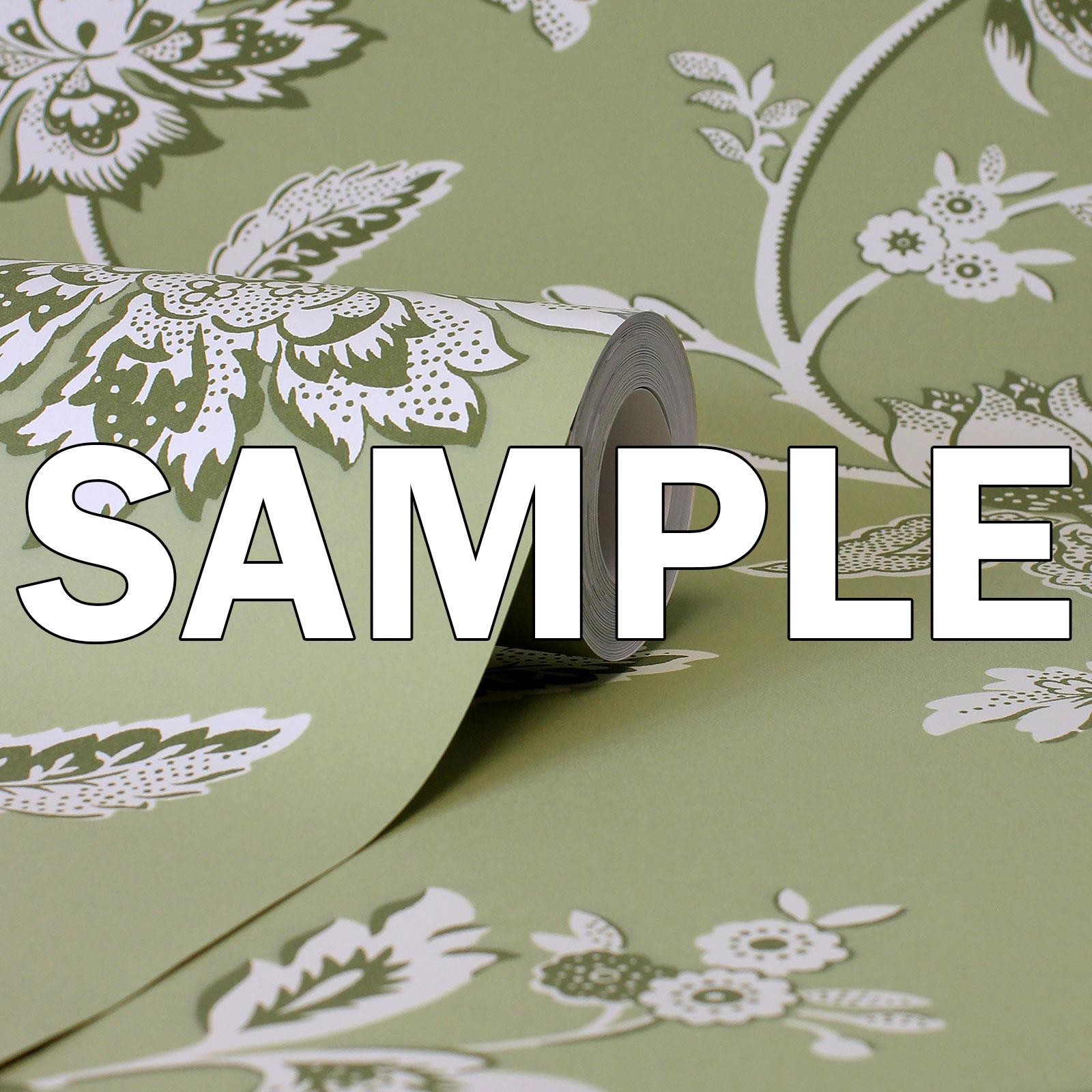 Juliette Stripes & Floral Wallpaper Jacobean Mica Fine Decor - Choose Colour - Picture 16 of 19