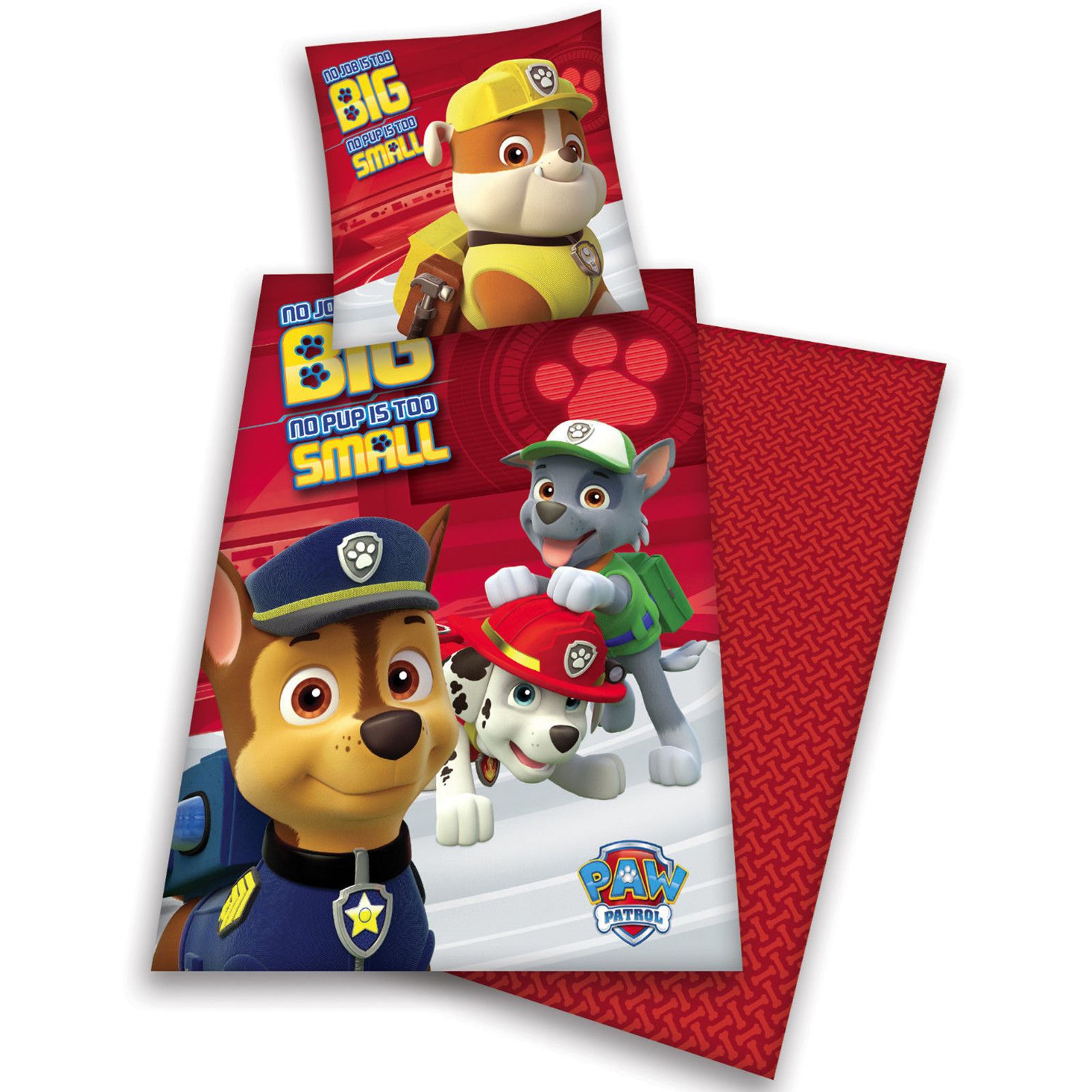 PAW PATROL OFFICIAL DUVET COVER SETS BEDDING BOYS GIRLS JUNIOR SINGLE