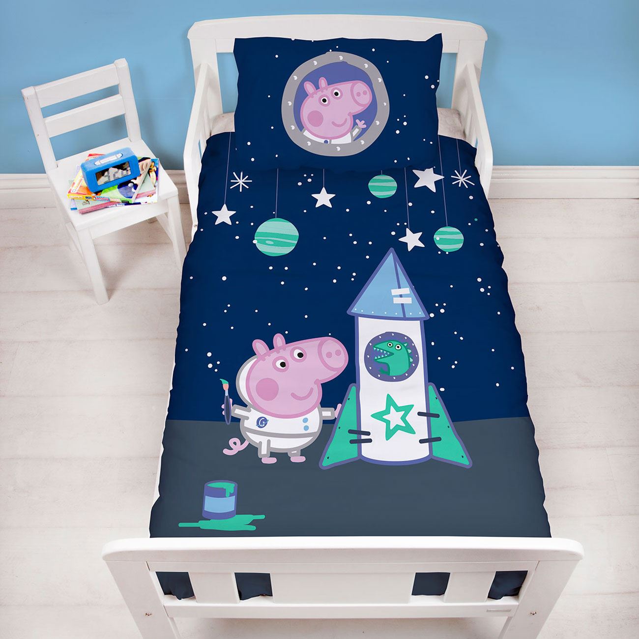 peppa pig crib bedding set