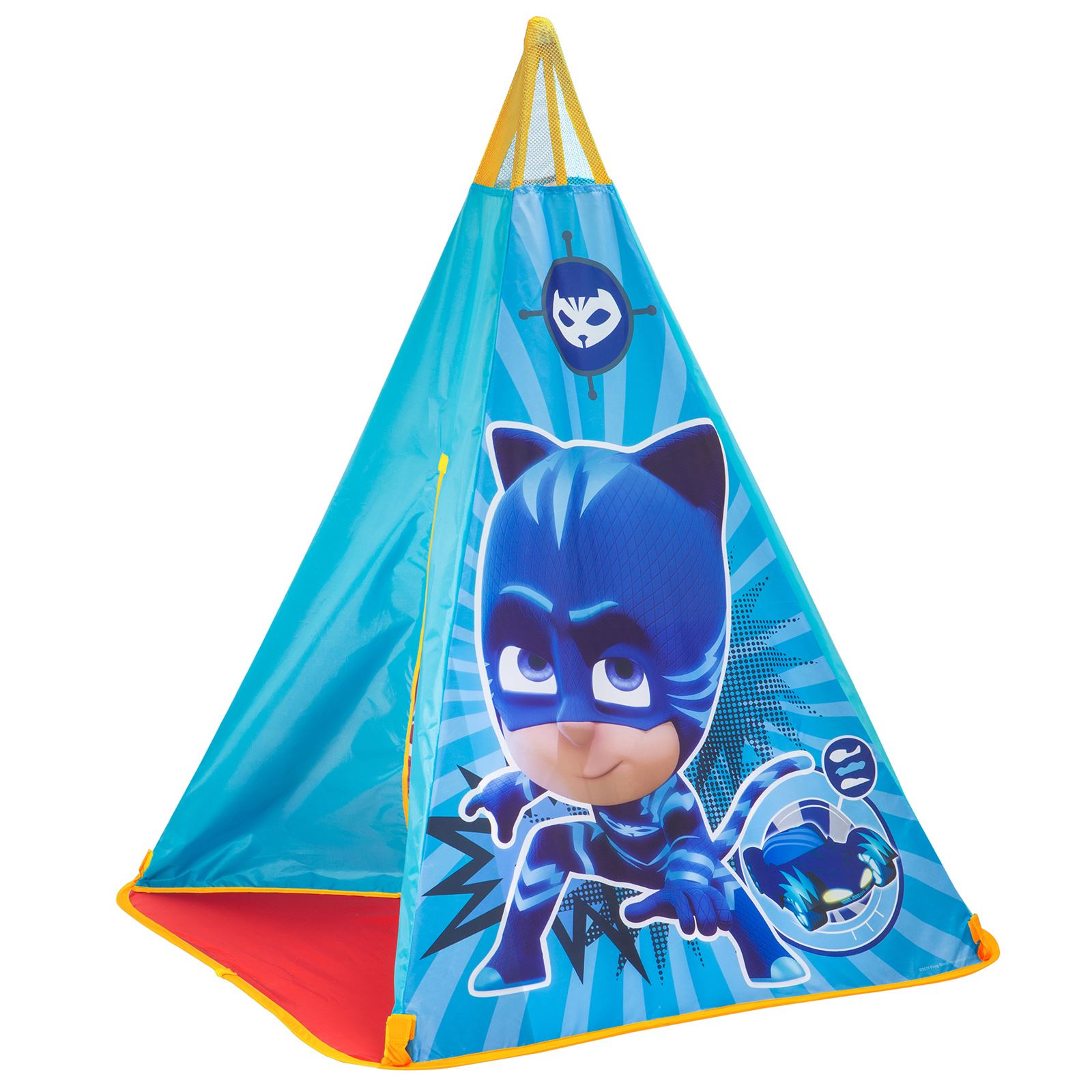 PJ MASKS TEEPEE PLAY TENT FOLDABLE QUICK ASSEMBLY BOYS KIDS PLAYROOM