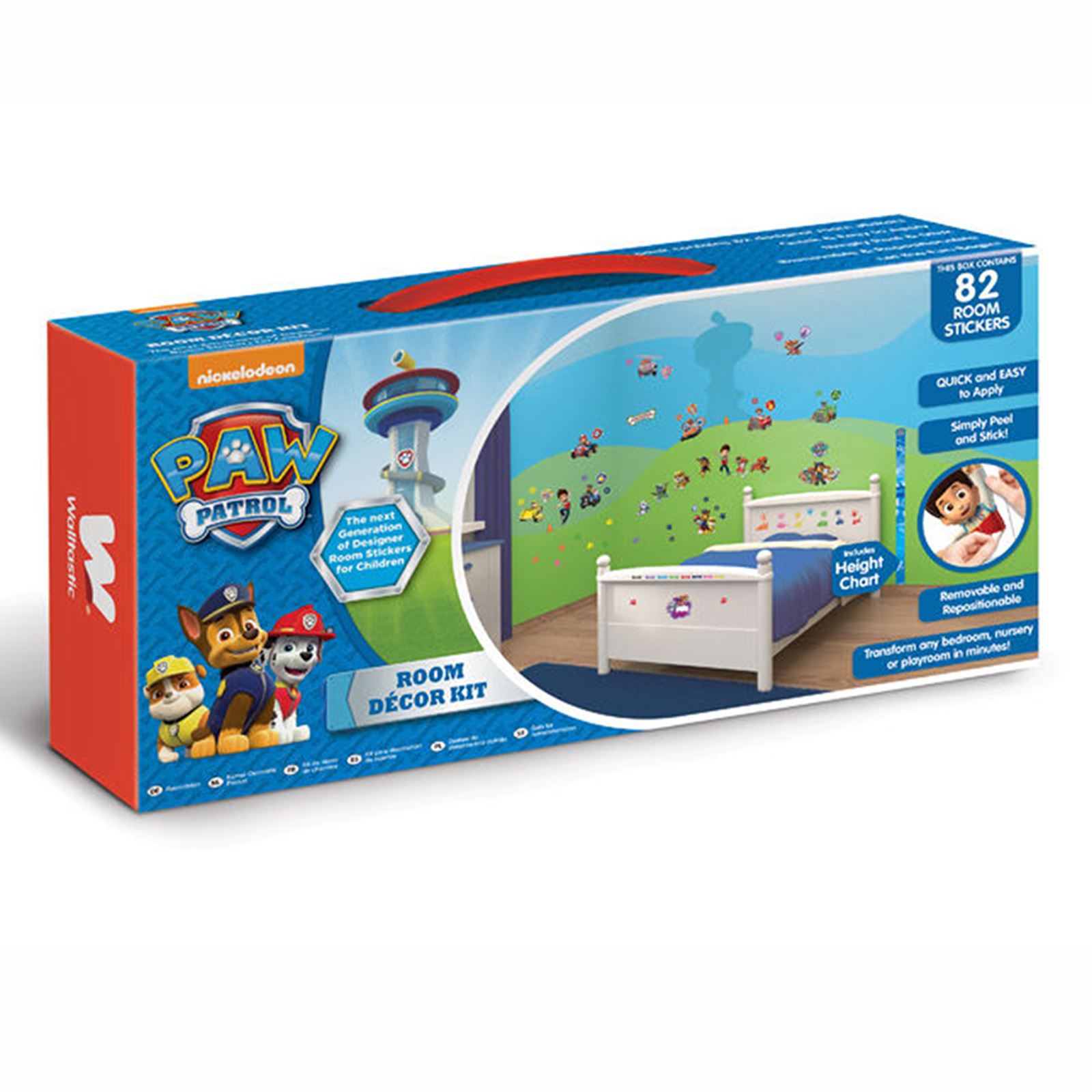 WALLTASTIC PAW PATROL ROOM DECOR WALL STICKER KIT KIDS ROOM WALL ART 82