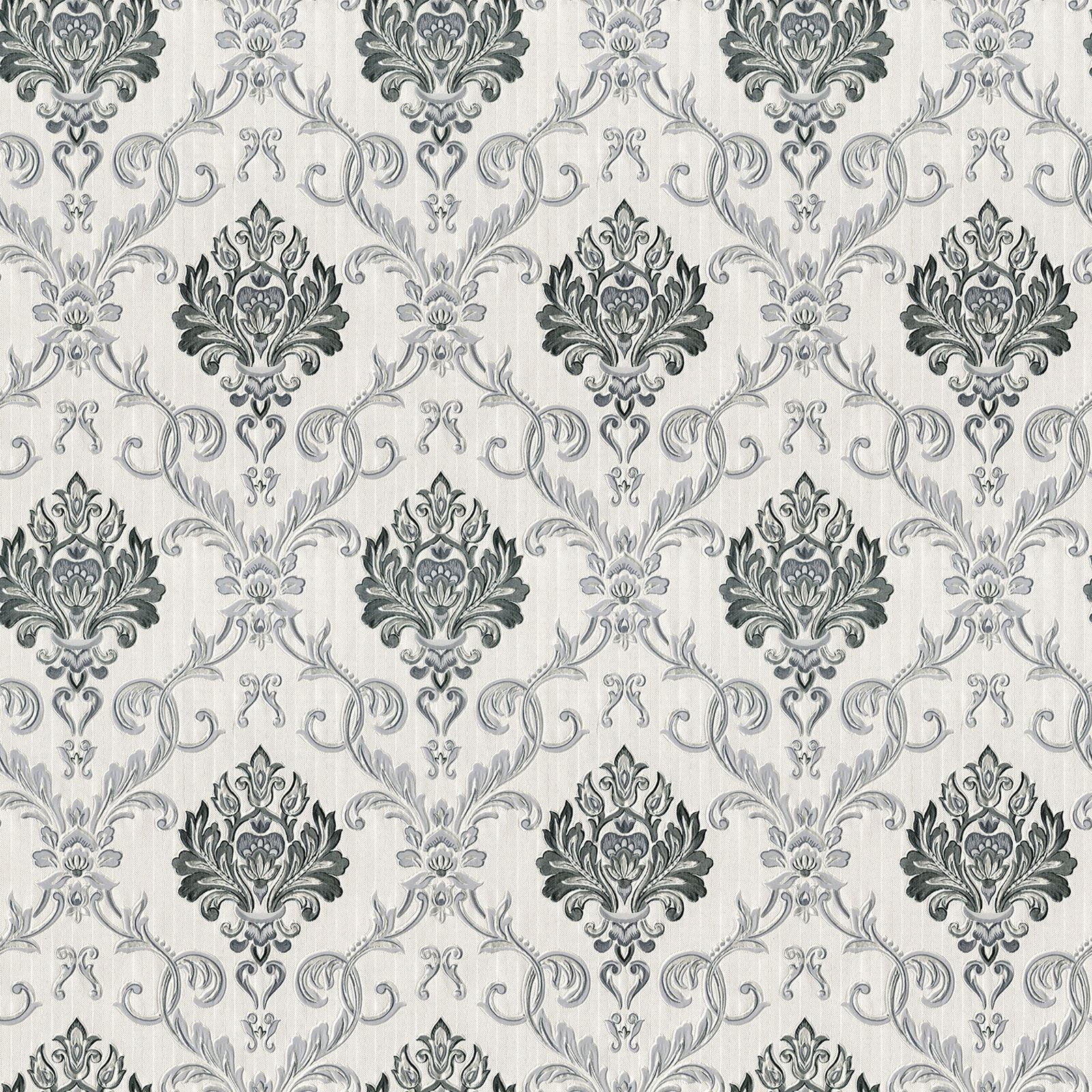 Papel Pintado Damasco Clásico Floral Bosque Animales Metálico - Varios Diseños - Imagen 32 de 93