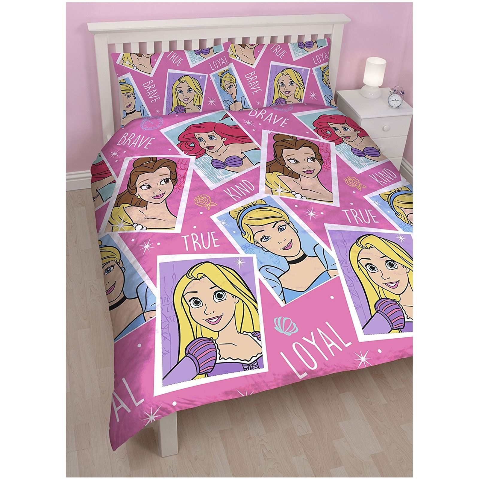 DISNEY PRINCESS DUVET COVER BEDDING SETS SINGLE, DOUBLE & JUNIOR