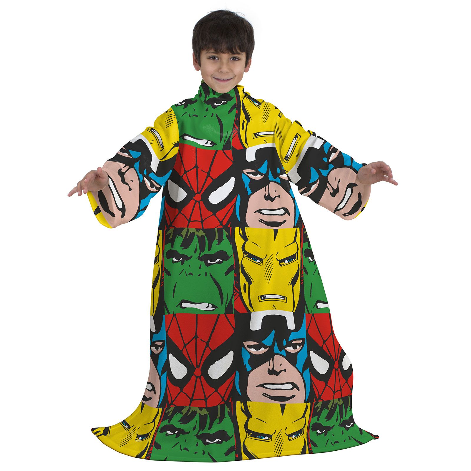 MARVEL PILE COPERTE PILE CON MANICHE UFFICIALE 4 DISEGNI THOR IRON COPERTE IN PILE MERAVIGLIA MANICA IN PILE UFFICIALE 4 DISEGNI THOR DEL FERRO UOMO LIBERO P P