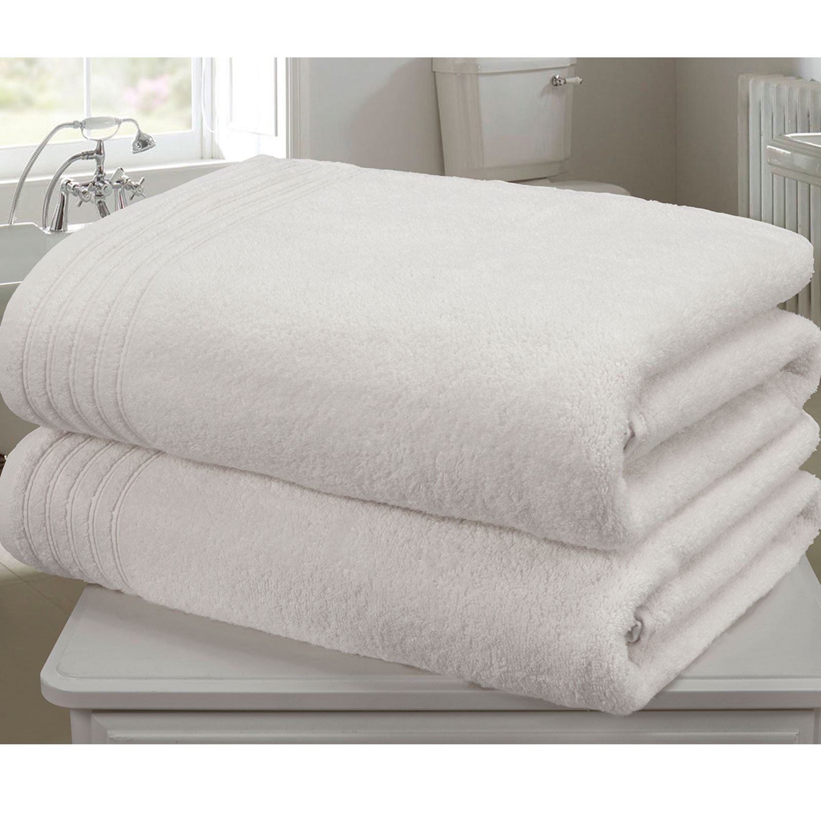 So Soft 2PC Towel Bale Bath Sheet Set 100 Zero TwistCotton eBay