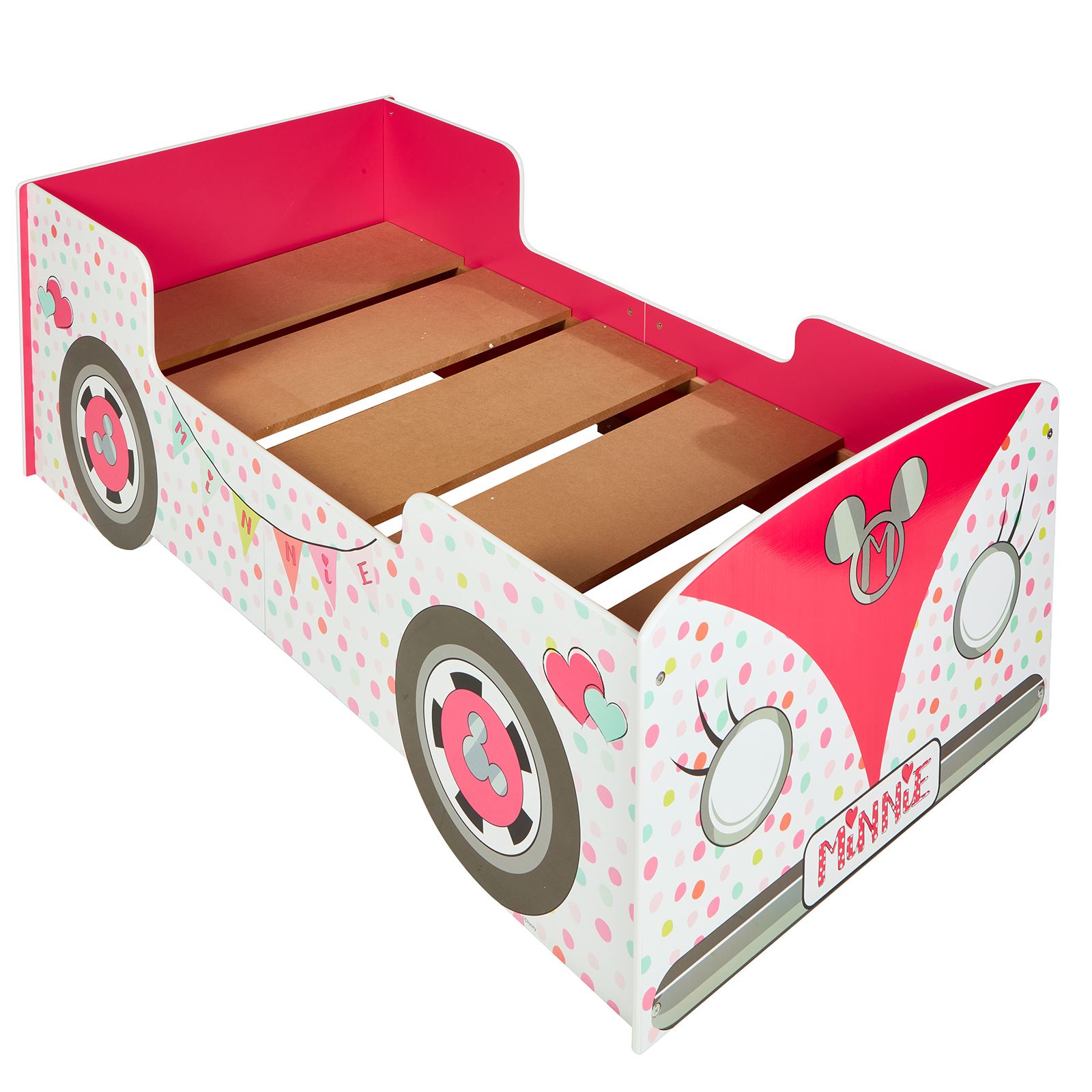 Minnie Maus Wohnmobil Kleinkind Bett Mit Baldachin-Matratzen - Minnie Maus Wohnmobil Kleinkind Bett Mit Baldachin-Matratzen