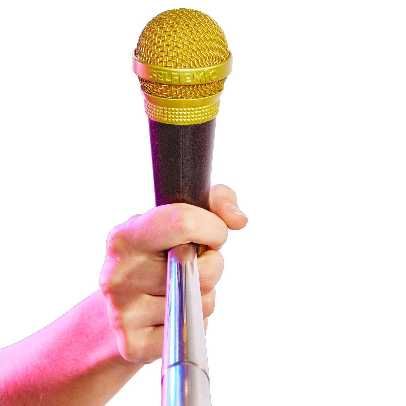 SELFIEMIC SELFIE STICK, MICROPHONE & EARPIECE BLACK CHILDRENS MUSIC