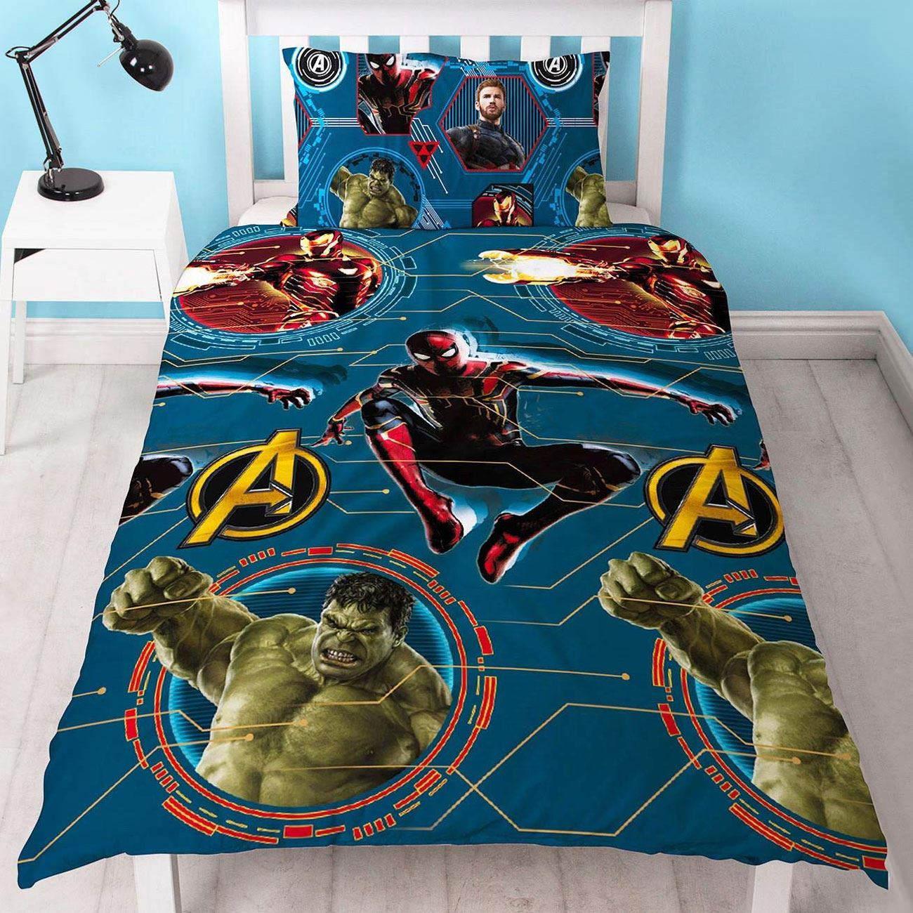 marvel kids bedding