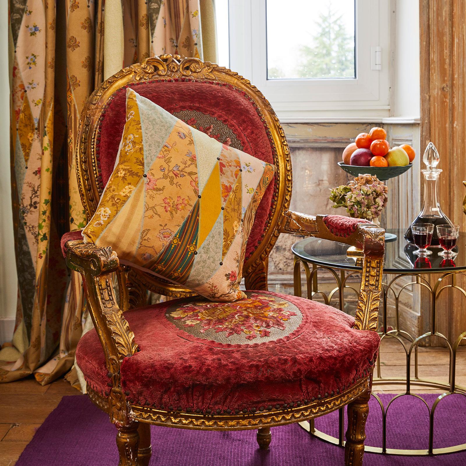 THE CHATEAU BY ANGEL STRAWBRIDGE WALLPAPER MUSEUM CUSHION eBay